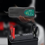hoyoa charger 12v charger battery maintainer trickle desulfator logo