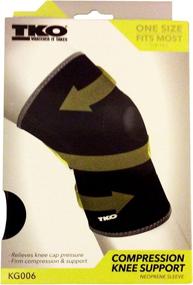 img 2 attached to TKO Compression Knee Support KG006