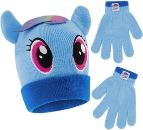 img 4 attached to Шарфы для девочек "Hasbro Girls Little Gloves Weather