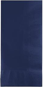 img 4 attached to 🍽️ Navy Blue Dinner Napkins – Creative Converting 50 Pack: Perfect Supply for Wedding, Party, Bridal or Baby Shower