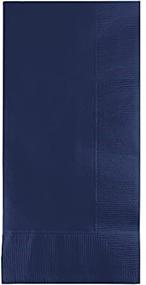 img 1 attached to 🍽️ Navy Blue Dinner Napkins – Creative Converting 50 Pack: Perfect Supply for Wedding, Party, Bridal or Baby Shower