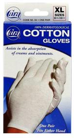 img 3 attached to 🧤 Cara Moisturizing Eczema Gloves - 100% Premium Cotton, Extra Large, White - 1 Pair
