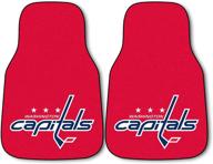 🏒 shop now: fanmats nhl general sporting goods 2-pc carpet car mat set - ultimate sports fan accessory logo