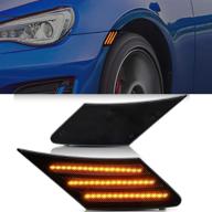 b-tuner led side marker compatible with brz fr-s gt86 2013-2019 amber marker lamp assembly( not turning light) driver &amp logo