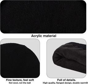 img 2 attached to HH HOFNEN Pieces Beanie Thermal Outdoor Recreation in Outdoor Clothing