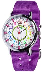 img 4 attached to 🕰️ EasyRead Analog Children's Watch Purple #ERW-COL-24 for Learning Time