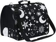 🐱 foldable moon and stars pet carrier - travel with ease for your small cat, ferret or bunny logo