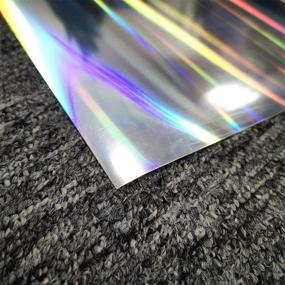 img 3 attached to 🌟 Opal Metallic Foil HTV Vinyl for T-Shirts - Premium Iron On Transfer (4 Sheets)