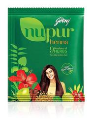 img 4 attached to 🌿 Godrej Nupur Henna Natural Mehndi Hair Color Enriched with 9 Herbs - 3 Packs (120g each)