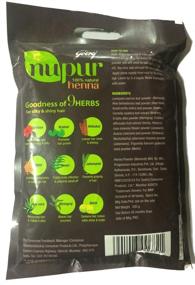 img 1 attached to 🌿 Godrej Nupur Henna Natural Mehndi Hair Color Enriched with 9 Herbs - 3 Packs (120g each)