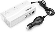 🔌 highly rated bestek 200w power inverter: dc 12v to 110v ac with 4.2a 4-port usb car adapter [etl listed] logo