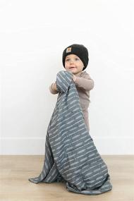 img 3 attached to 🌌 Dusty Blue Horizon Baby Swaddle