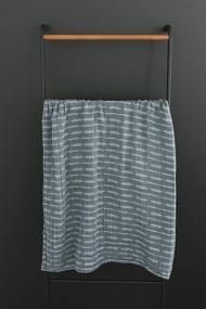 img 1 attached to 🌌 Dusty Blue Horizon Baby Swaddle