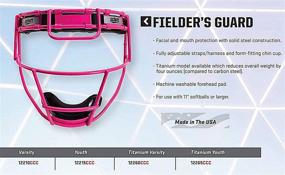 img 1 attached to 🥎 Fielders Guard for Softball: Titanium Series by Schutt Sports