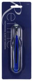 img 3 attached to 🔵 Blue Professional Italian Slant Tip Tweezers, 3.75-Inch - Advanced Optimized SEO