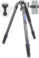 📷 rt80c upgraded: carbon fiber bowl tripod, as80c heavy duty camera tripod for stable & lightweight professional photography, max load 44lbs/20kg logo