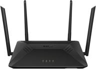 📶 d-link wifi router, ac1750 dual band gigabit streaming & gaming smart mu-mimo with parental controls qos (dir-867-us), black logo