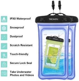 img 3 attached to Triomph Floatable Waterproof Compatible IPhone Cell Phones & Accessories