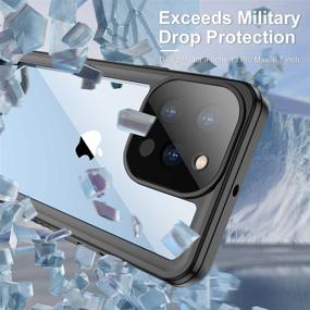 img 1 attached to 📱 Temdan iPhone 13 Pro Max Waterproof Case with Built-in Screen Protector - Full Body Protection, Anti-Scratch & Shockproof Case for 6.7 inch iPhone 13 Pro Max