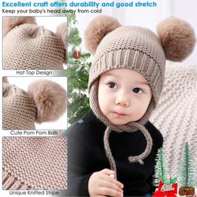 img 2 attached to 🌹 ROSEBEAR Winter Mother Matching Parent Child Accessories Set for Cold Weather