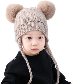 img 4 attached to 🌹 ROSEBEAR Winter Mother Matching Parent Child Accessories Set for Cold Weather