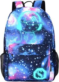 img 4 attached to 🎒 Lmeison Luminous Backpack: Innovative Charging Shoulder Backpacks for Kids!