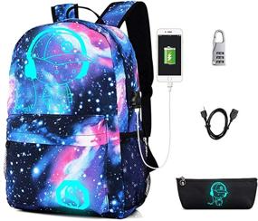img 3 attached to 🎒 Lmeison Luminous Backpack: Innovative Charging Shoulder Backpacks for Kids!