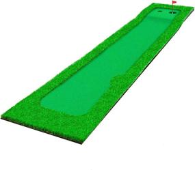 img 4 attached to 🏌️ Gagalileo Putting Green - Golf Putting Green for Outdoors & Indoors with Optional Size - Golf Putting Green Mat