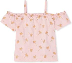 img 1 attached to 👗 Adorable Girls' Cold Shoulder Top by The Children's Place - Stylish & Trendy!