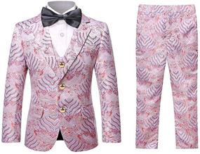 img 4 attached to Tuxedo Fashion Blazer Pieces for Boys' Clothing: Suits & Sport Coats