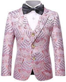 img 3 attached to Tuxedo Fashion Blazer Pieces for Boys' Clothing: Suits & Sport Coats