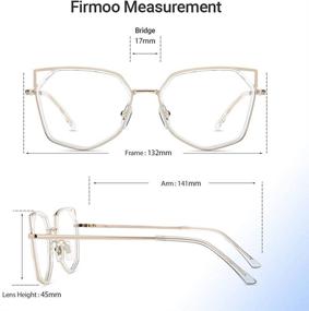 img 1 attached to Firmoo Fashion Eyeglasses Blocking Computer