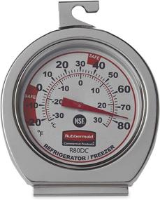 img 3 attached to Rubbermaid FGR80DC Refrigerator Freezer Cooler Fridge Thermometer - Large Mechanical Dial for Accurate Monitoring and Control