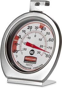 img 2 attached to Rubbermaid FGR80DC Refrigerator Freezer Cooler Fridge Thermometer - Large Mechanical Dial for Accurate Monitoring and Control