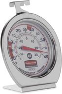 rubbermaid fgr80dc refrigerator freezer cooler fridge thermometer - large mechanical dial for accurate monitoring and control logo