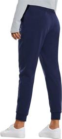 img 3 attached to 🔥 Warm and Cozy: BALEAF Women's Sherpa Lined Joggers for Winter Lounging and Walking