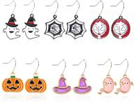 fashion halloween earrings theme jewelry logo