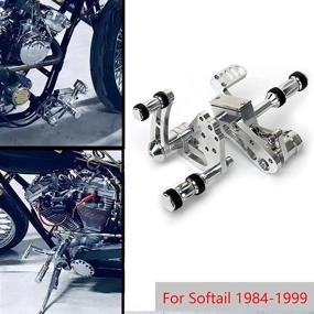 img 4 attached to 🏍️ TARAZON CNC Forward Controls: Enhanced Fit for Harley Softail Classic FLSTC/Custom FXSTC/Springer FXSTS/Standard FXST/Fatboy FLSTF/Heritage/Deluxe FLSTN 1984-1999