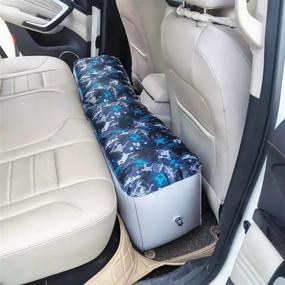 img 3 attached to 🚗 Inflatable Car Air Travel Bed Mattress: Ultimate Back Seat Gap Pad for Auto Comfort (Camouflage)