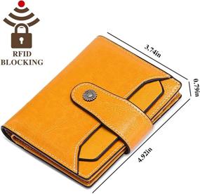 img 2 attached to Genuine Leather GOIACII Wallet for Women: Enhanced Security and Style in Handbags & Wallets