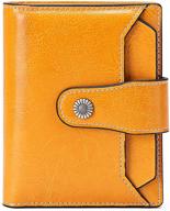 genuine leather goiacii wallet for women: enhanced security and style in handbags & wallets logo