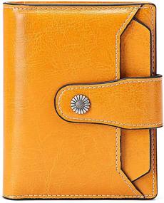 img 4 attached to Genuine Leather GOIACII Wallet for Women: Enhanced Security and Style in Handbags & Wallets