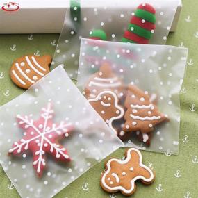 img 2 attached to Self Adhesive Cellophane Chocolate Christmas Halloween Gift Wrapping Supplies