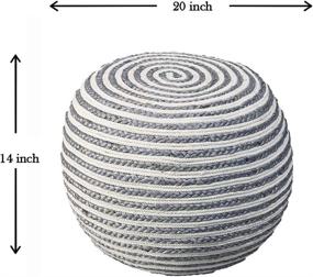 img 1 attached to Resources POUFS99704GYW2014 Corcovado Metallic Braided