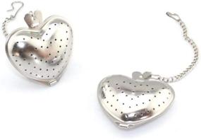 img 2 attached to GEPOR Stainless Heart Shaped Strainers Strainer Kitchen & Dining