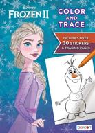 📚 disney frozen 2 elsa and olaf 48-page color and trace activity book for kids, bendon 46038 logo