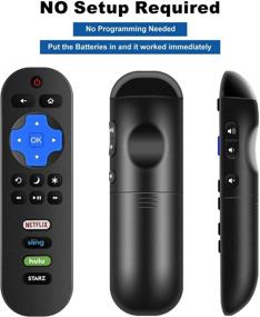 img 1 attached to Motiexic RC280 RC282 Remote Control for TCL Roku 4K TV Models - Compatible with 32S305, 32s325, 49S405, 49S403 and more, with Holder