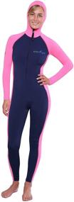 img 2 attached to Women Protection Swimsuit Stinger Hooded Sports & Fitness