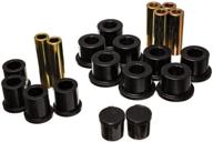 energy suspension black leaf spring bushing set - 5.2118g logo