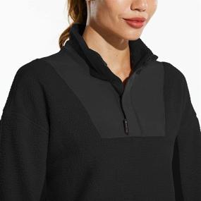 img 2 attached to BALEAF Womens Pullover Sweatshirt Pockets Outdoor Recreation